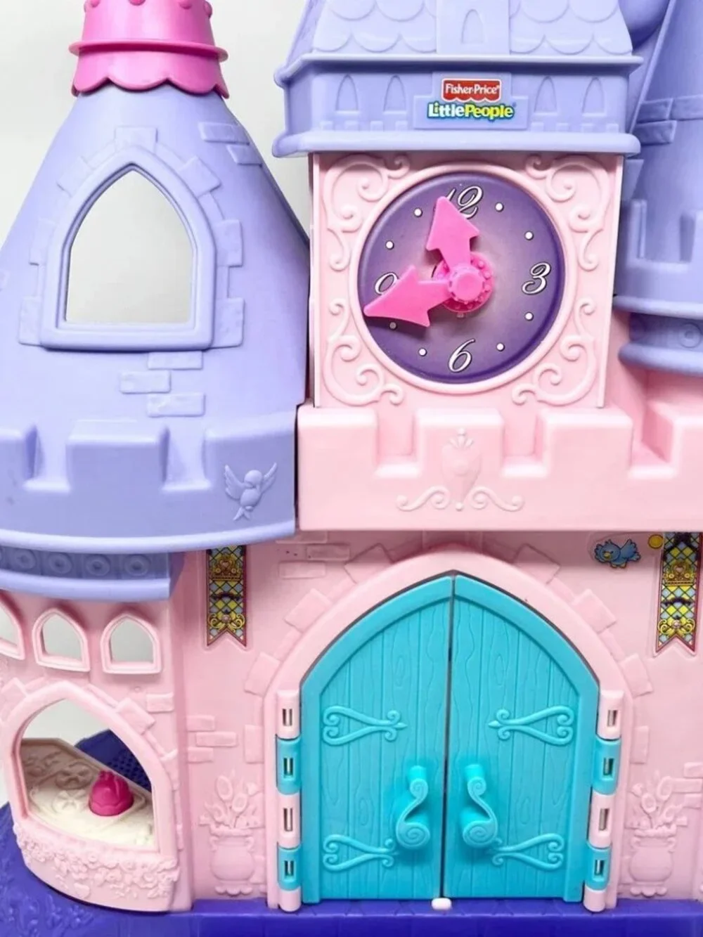 Vintage Fisher Price Little People Disney Princess Songs Palace‎ Musical Castle